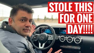 City car driving Mercedes Benz A Class - Life in Canada - Canada Vlogs