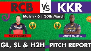 RCB vs KKR Dream11 Prediction, Match - 06, 30th March | Indian T20 League, 2022 | Fantasy Gully