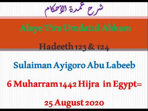 Alaye Tira Umdatul Ahkam -  Episode_76