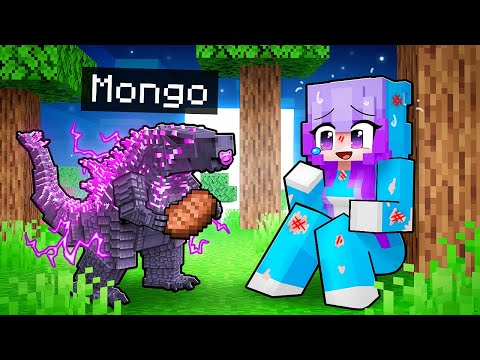Playing as a BABY GODZILLA in Minecraft!