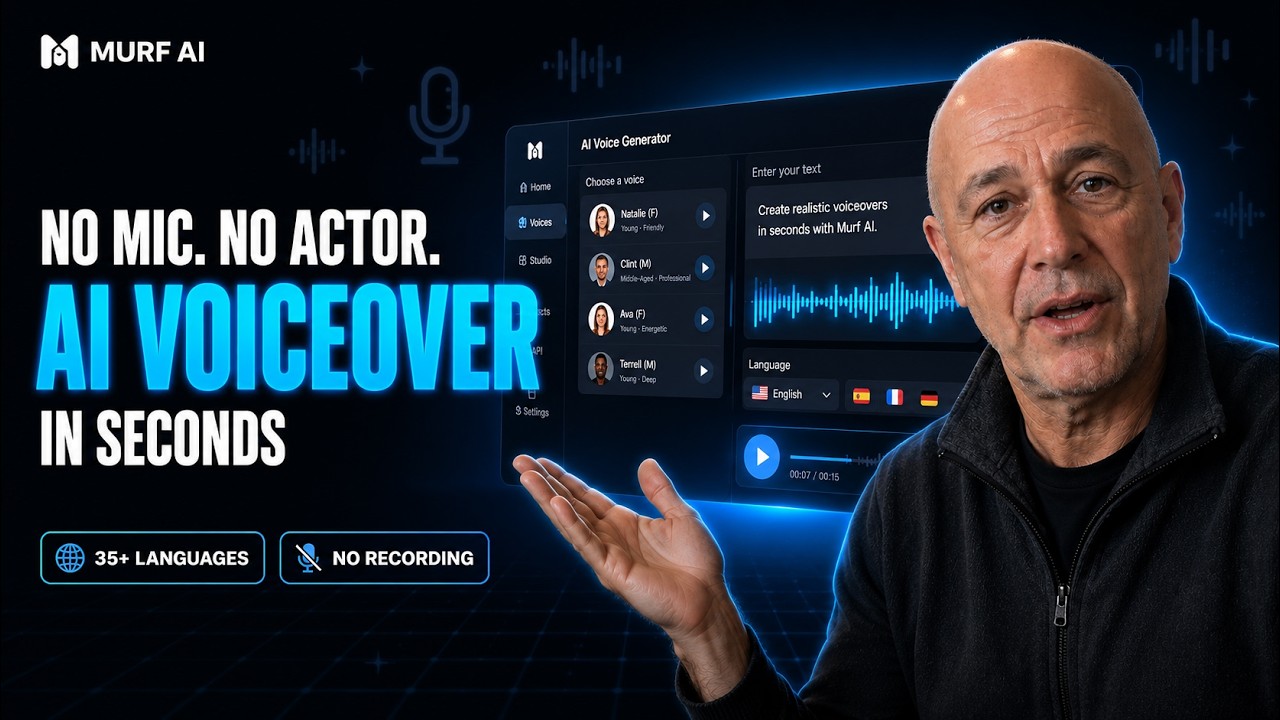 This AI Creates Professional Voiceovers for You Murf AI video thumbnail
