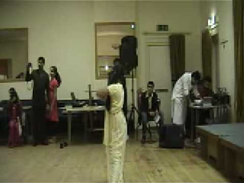 Manchester Milan 2009 Indian Employees of Prestwich hospital U.K. flag Dance