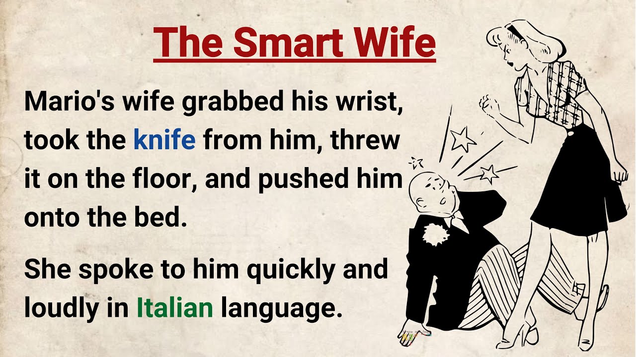 Learn English through Stories Level 3 ⭐ The Smart Wife - Improve your English | English Audio Story