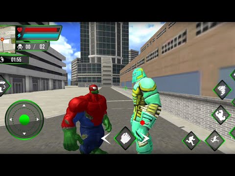 Monster Spider Superhero Crime City Battle | Flying Monster New Hero Rescue Battle -Android GamePlay