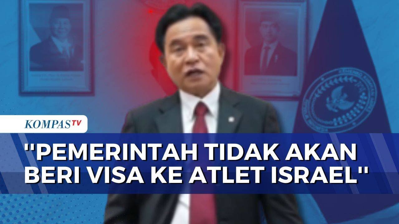 Menko Yusril Pastikan Pemerintah Tak Berikan Visa Atlet Senam Israel ke Jakarta | KOMPAS SIANG