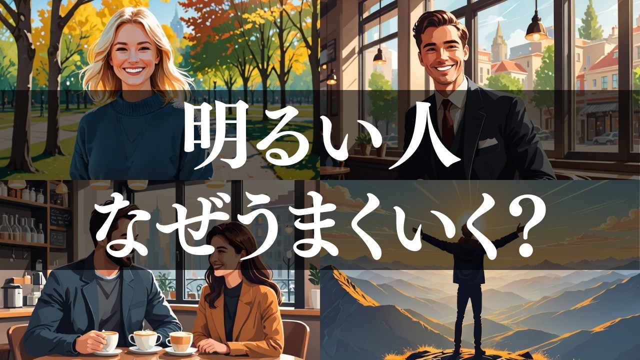 【引き寄せの法則】なぜ明るい人だけがうまくいくのか？
