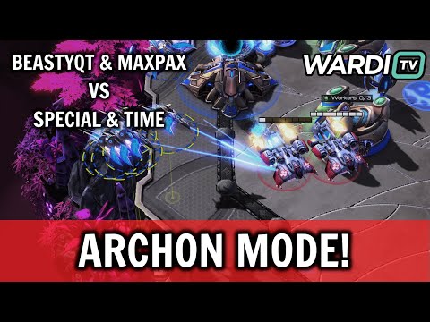 BeastyQT & MaxPax vs SpeCial & TIME - ARCHON MODE! (PvT)