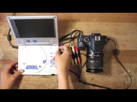 how to turn your portable DVD player into monitor