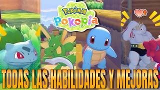 TODAS LAS HABILIDADES Y MEJORAS EN MENOS DE DOS MINUTOS POKEMON #pokopia
