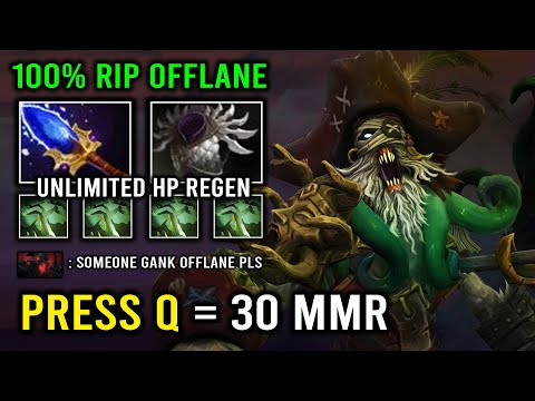 How to Get Easy +30 MMR By Just Running At Enemy 4 Sec Decay Spam Unlimited HP Heal Undying Dota 2
