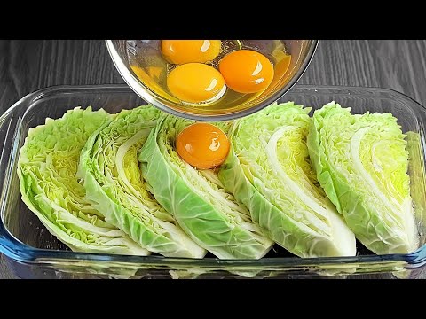 Geprüft! Kohl mit Eiern schmeckt besser als Fleisch! Ich koche jedes Wochenende! Gesundes Abendessen