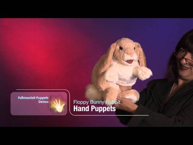 Video Teaser für Folkmanis® Floppy Bunny Rabbit Puppet Demo