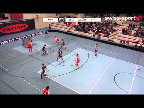150321 Floorball Köniz vs Chur Unihockey Playoff Spiel 6 Highlights