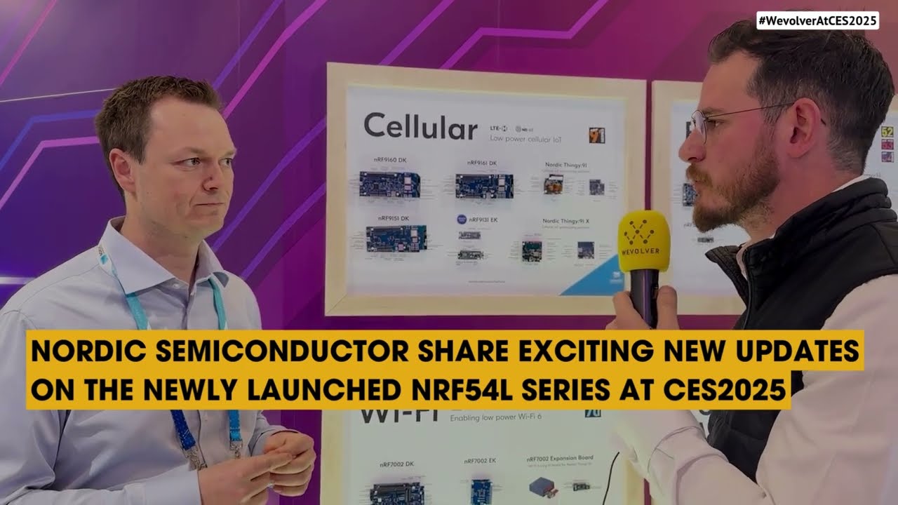 At #CES2025, we caught up with Petter Myhre, Product Marketing Director, Nordic Semiconductor, who shared with us exciting new updates on the newly launched nRF54L Series.