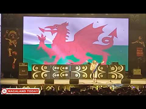 Mari Mathias performed traditional Welsh folk melodies with Seyievinuo Chuzho in Hornbill Festival.