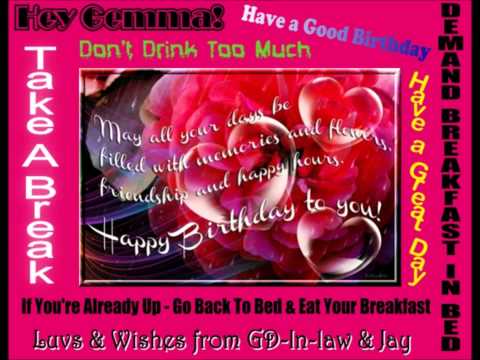 Happy Birthday Gemma