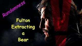 MGS5: The Phantom Pain Randomness - Fulton Extracting a Bear