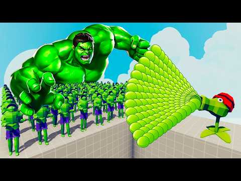 200x HULK + 1x GIANT vs EVERY GOD - Totally Accurate Battle Simulator TABS