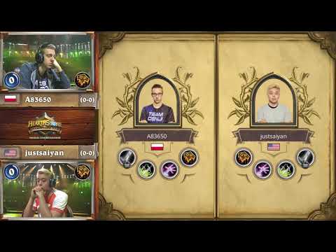 A83650 vs justsaiyan ||《爐石戰記》HCT 世界總決賽 - Day 2