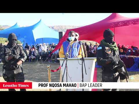 Basotho Action Party (BAP) Koro Koro rally