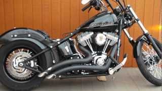 preview picture of video 'Harley softail blackline FXS 2012--Dynojet power vision 2- V&H Big Radius'