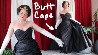How did 1950's dresses get that shape? (it's CORSETS)