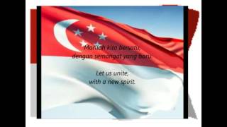 Singaporean National Anthem Majulah Singapura with English Lyric