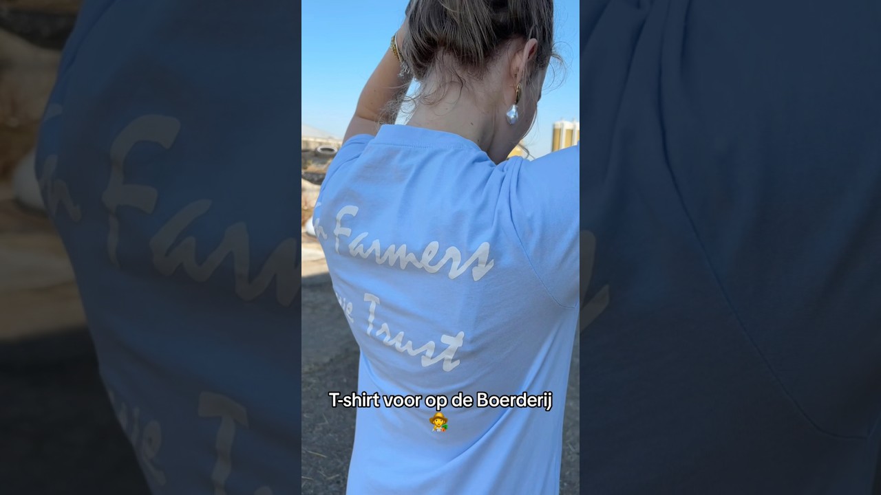 In Farmers We Trust boeren T-shirts 👩‍🌾💪🏼