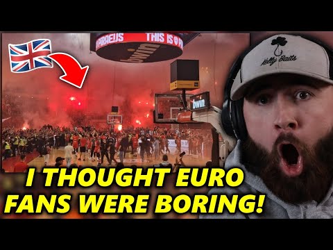 AMERICAN Reacts to European vs USA Basketball Fans! *we should be ashamed*
