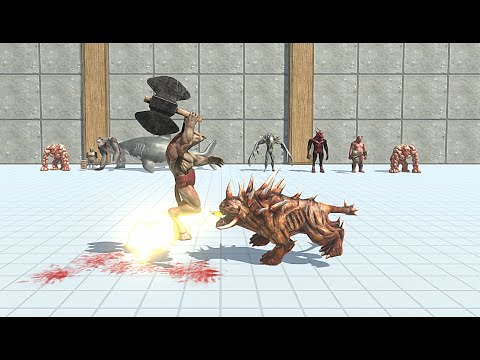 INFERNALS VS RANDOM TEAM - Animal Revolt Battle Simulator