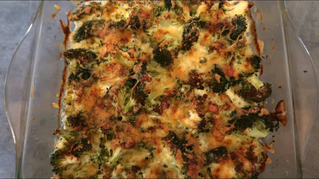 4 Ingredient Keto Broccoli Cheese Casserole Recipe