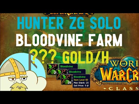 WoW Classic - Hunter SOLO farm Bloodvine in Zul gurub? Theory behind it