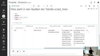 SQL - Wie zeige ich alle Spalten und deren Werte an? - Vorlesung Applied Analytics (07.10.2019)