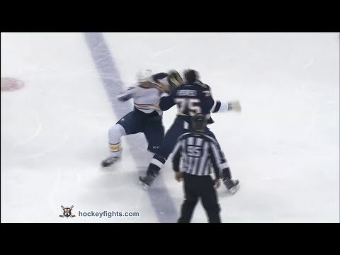 Joe Finley vs Ryan Reaves Jan 21, 2012