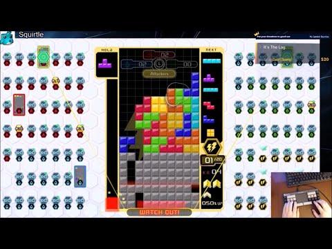 Tetris 99 - Insane 1v6 Win in Team Battle