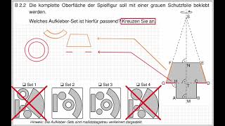 Abschlussprüfung Mathematik 2024 B 2.2 + Oberflächenberechnung Lösung