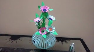 How To Make Beautiful Paper Flower Bouquet Basket How To Make Beautiful Paper Flower Bouquet Basket