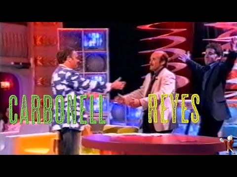 Pablo Carbonell y Pedro Reyes con Manel Fuentes