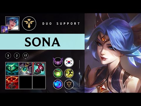 Sona Support vs Zac - KR Master Patch 25.22