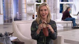 Clarks Leather or Haircalf Slip-On Loafers - Pure Viola on QVC