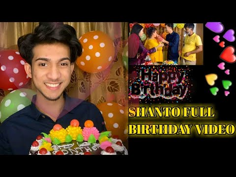 HAPPY BIRTHDAY ☺ SHANTO | Shanto❤😍 Birthday Video| All About Story| Kabbo.