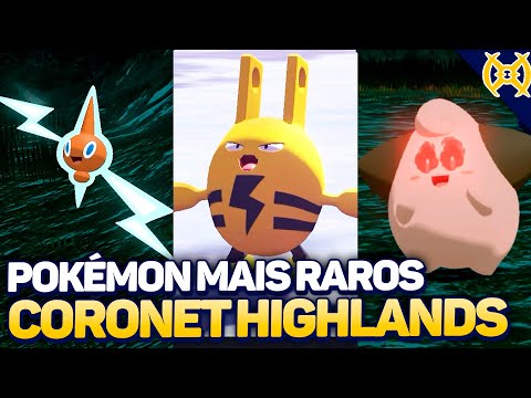 ALL RARE POKÉMON in CORONET HIGHLANDS in Pokémon Legends Arceus