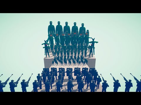 US Army Soldier vs 100 Units - 😱 Totally Accurate Battle Simulator TABS