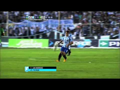 Gol de Rodríguez. Atl. Tucumán 2 - Sp. Belgrano 0. Fecha 39. Primera B Nacional 2015. FPT.