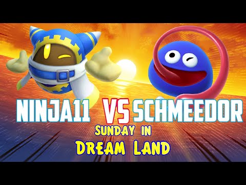 Schmeedor (Gooey/Artist) vs ninja11 (Magolor) - Kirby Fighters 2 - Sunday in Dream Land #3