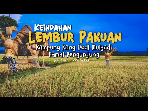 Kampung Kang Dedi Mulyadi | Bersih, Asri, Indah yang ramai pengunjung | Lembur Pakuan Subang