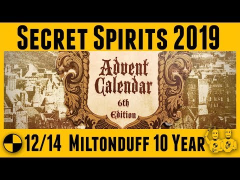 Secret Spirits Scotch Advent Calendar 6th Edition Day 14...Miltonduff 10 Year