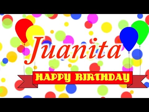 Happy Birthday Juanita Song