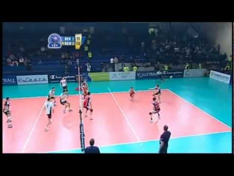 Aleksandar Ljubicic middle blocker volleyball CHAMPIONS LEAGUE 2011-2012 highlights