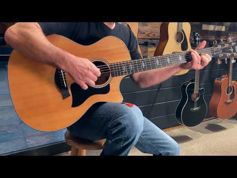 Taylor E14CE-LTD Grand Auditorium LTD (2019 Roadshow) Ebony Acoustic-Electric Guitar (#1107288109)